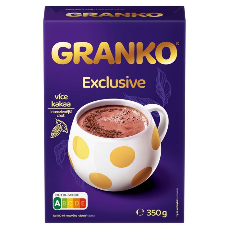 Granko Exclusive instantný kakaový nápoj s 30 % kakaa 350 g