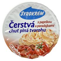 Syrokrém čerstvá chuť s paprikou a paradajkou 80 g