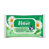 Velvet Camomile Vlhčený TP 48 ks