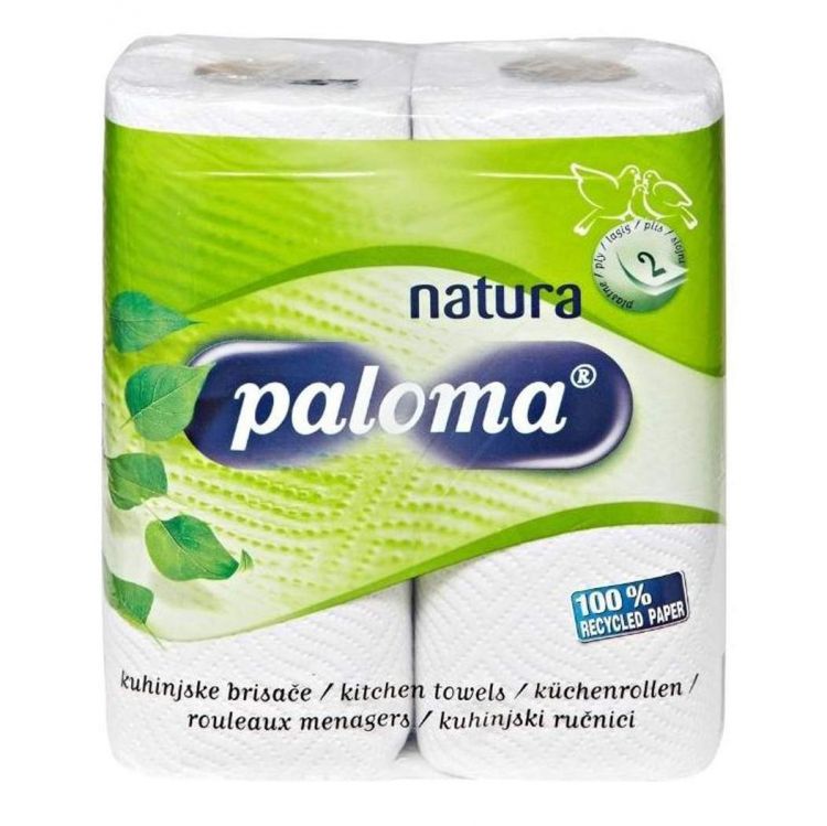 Paloma Kuchynské utierky Classic biele 2vrst.2ks/bal