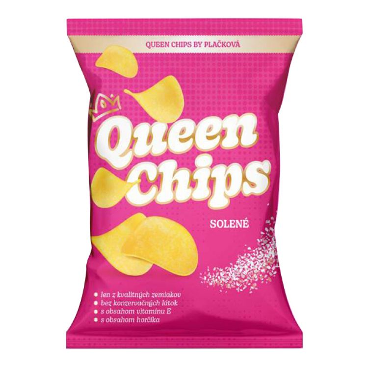 Queen Chips by Plačková Solené 70 g
