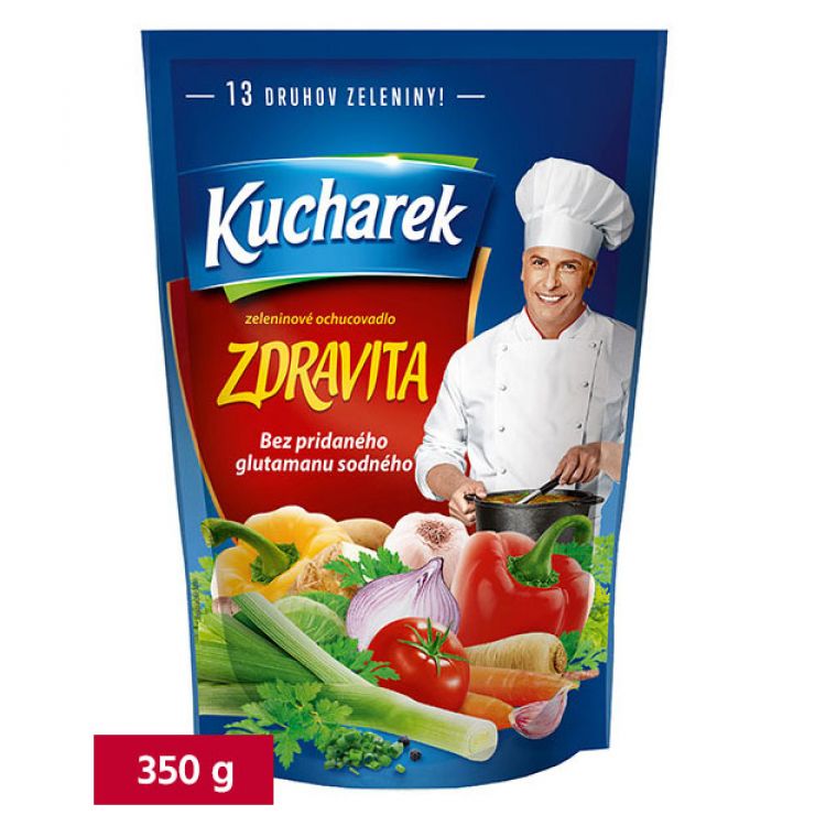 Kucharek Zdravita ochucovadlo bez glutamanu 350 g