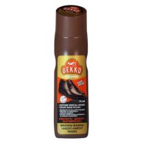 Gekko Lesk na obuv- hnedý 75 ml