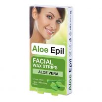 ALOE EPIL Voskové pásiky na tvár 12 ks