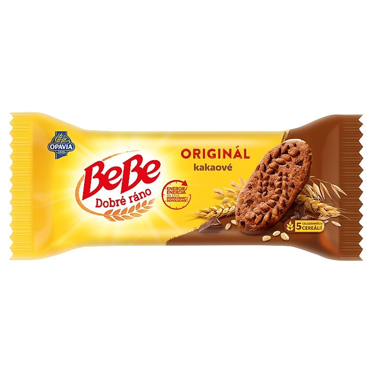 Opavia BeBe Dobré Ráno kakaové sušienky s kúskami čokolády 50 g