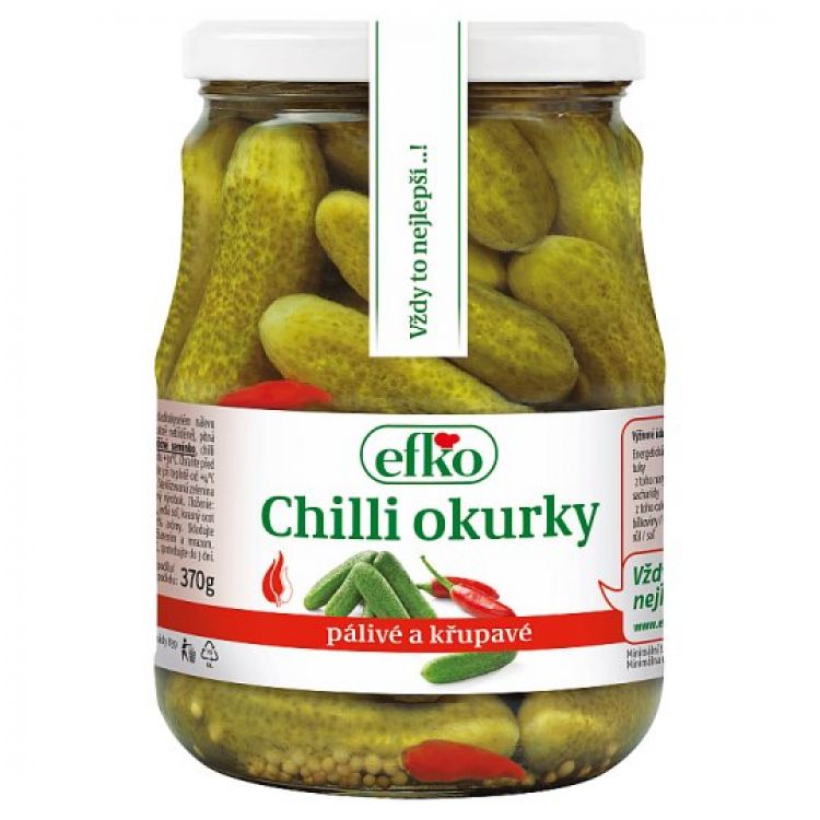 EFKO Chilli uhorky 720 ml