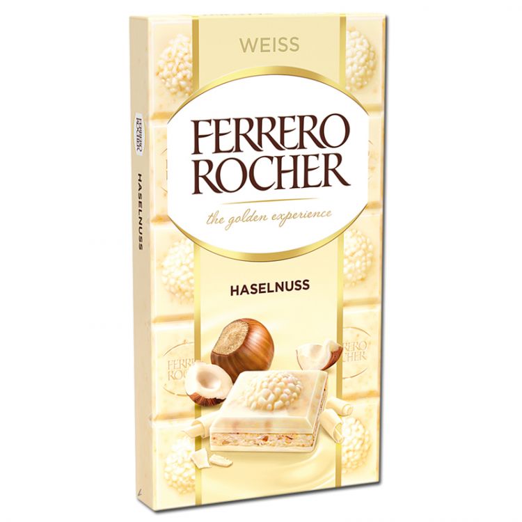 Rocher čokoláda Biela 90 g