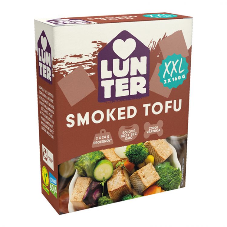 LUNTER XXL TOFU údené 2x160 g