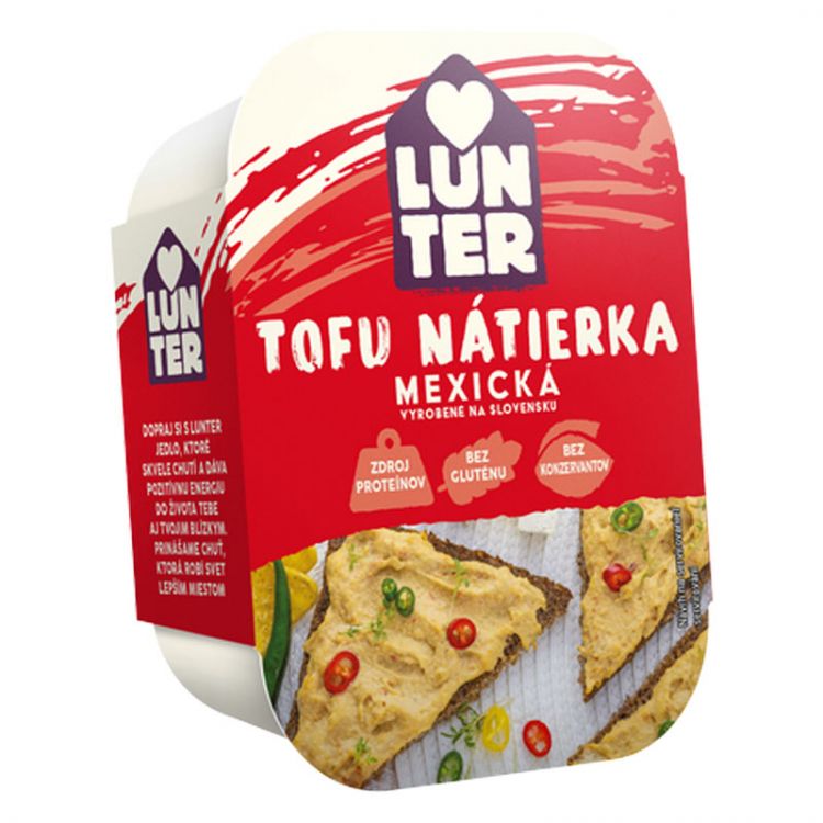 LUNTER Tofu Mexická nátierka Premium 150 g