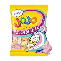 JOJO Jednorožci želé cukríky s ovocnými príchuťami 80 g