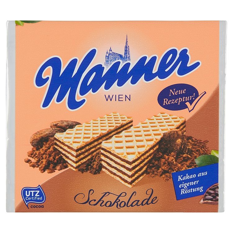 Manner Chrumkavé oblátky s čokoládovou náplňou 75 g - eDELIA.sk