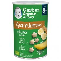 GERBER Organic chrumky banánové 35 g