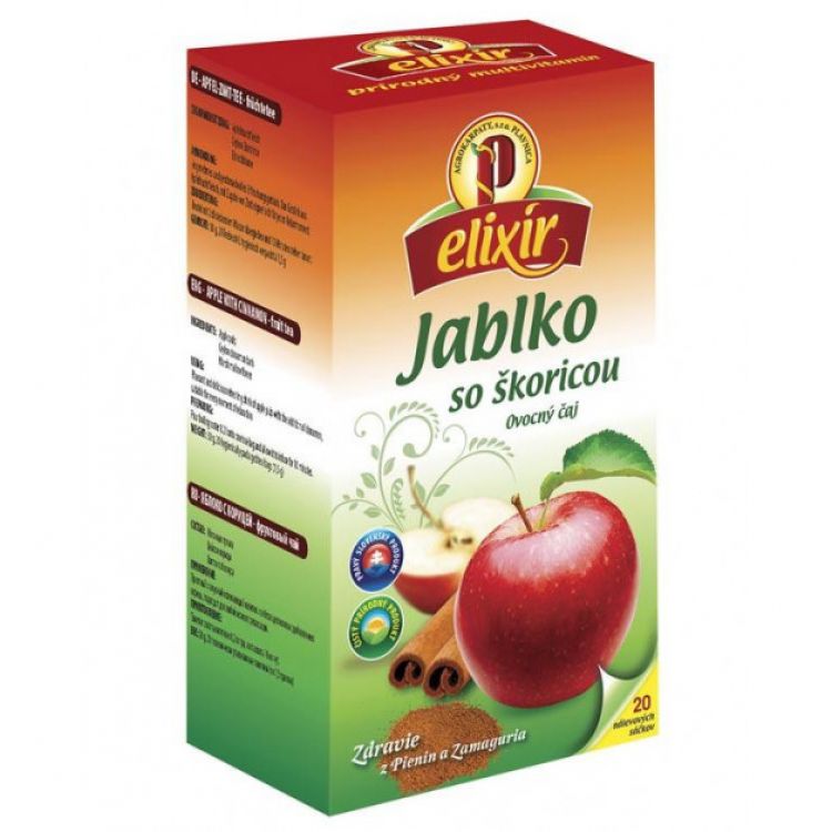 ELIXÍR - JABLKO SO ŠKORICOU - ovocný čaj HB 30 g