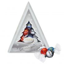Lindt Lindor Xmas tree Assorted Silver 125g