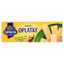 Opavia Zlaté Oplátky lieskovooriešková náplň 146 g