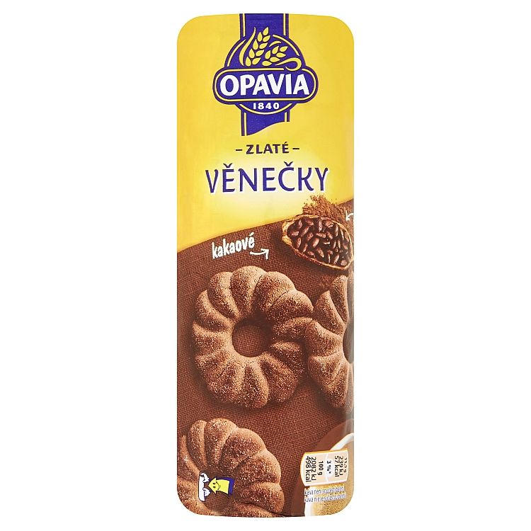 Opavia Zlaté Venčeky kakaové 150 g
