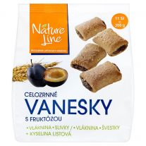 Nature Line Vanesky celozrnné sušienky s fruktózou 200 g