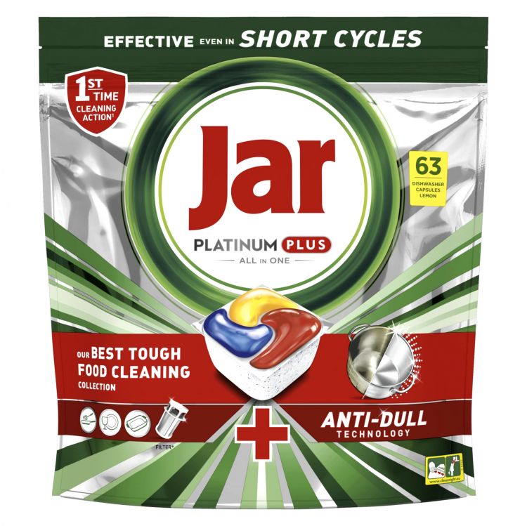 JAR Tablety Platinum PLUS Lemon 63 ks