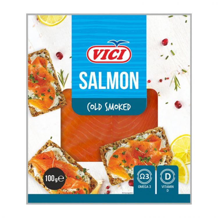 Vici Atlantický údený losos 100g