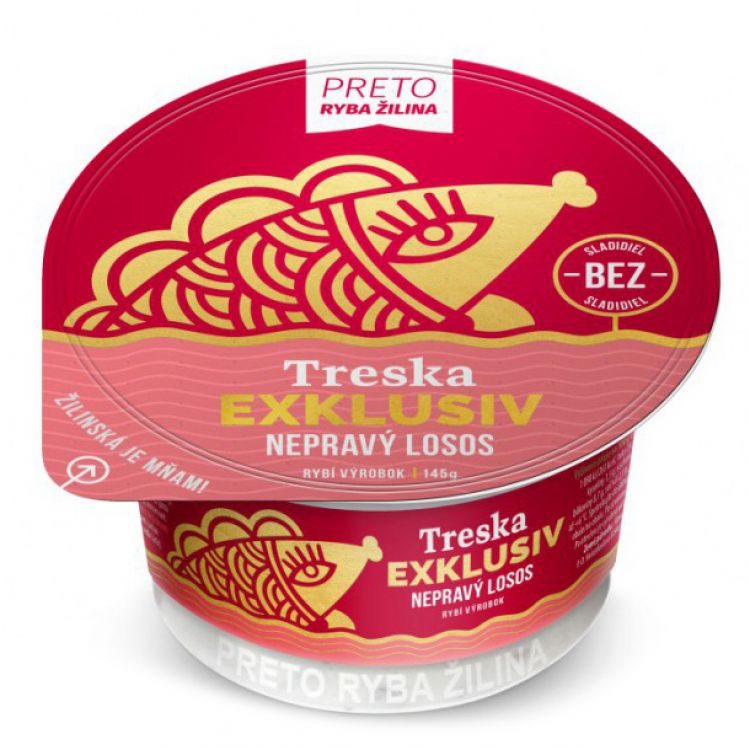 Radoma Treska Exklusiv s nepravým lososom 145g