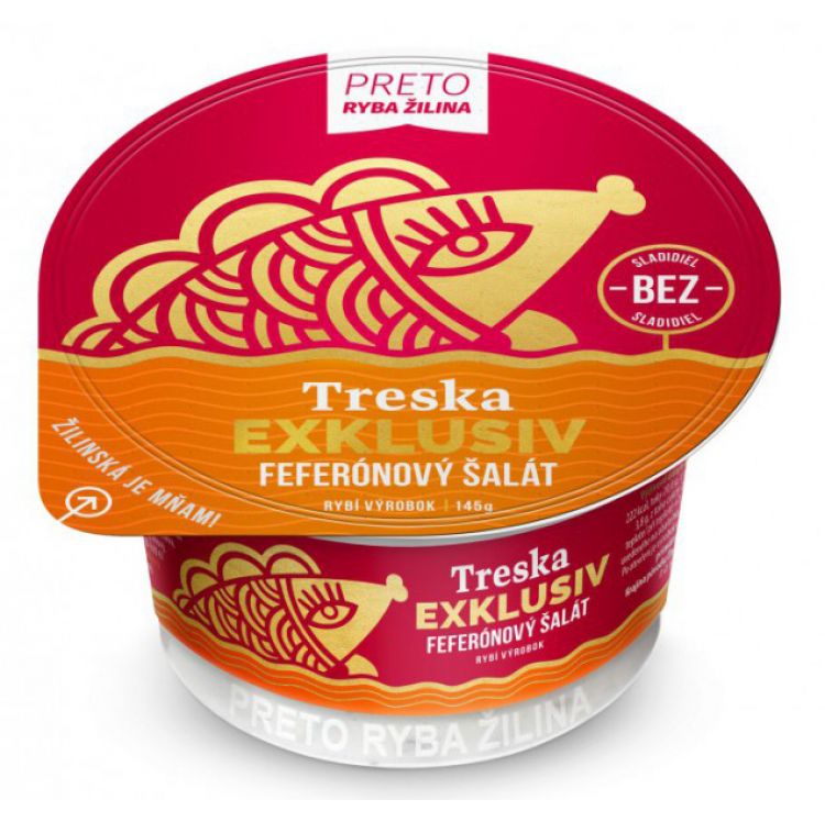 Radoma Treska Exklusiv s feferónovým šalátom 145g