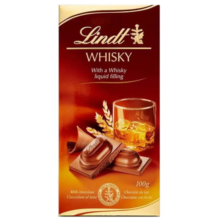 Lindt Whisky mliečna čokoláda s alkoholom 100g