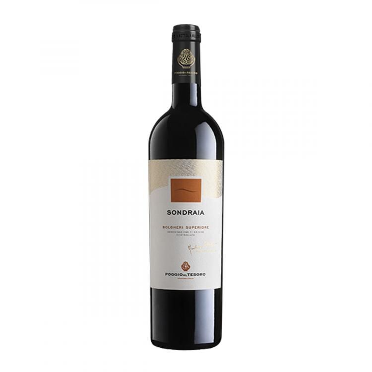 Poggio Al Tesoro Sondraia DOC Bolgheri Superiore 2018, červené suché, 14,5% 0,75 l