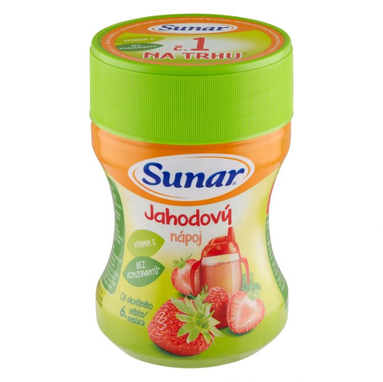 Sunar rozpustný nápoj jahodový 200 g