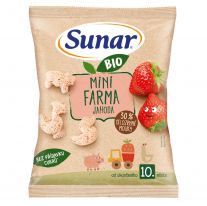 Sunar BIO chrumky mini farma jahoda 18 g