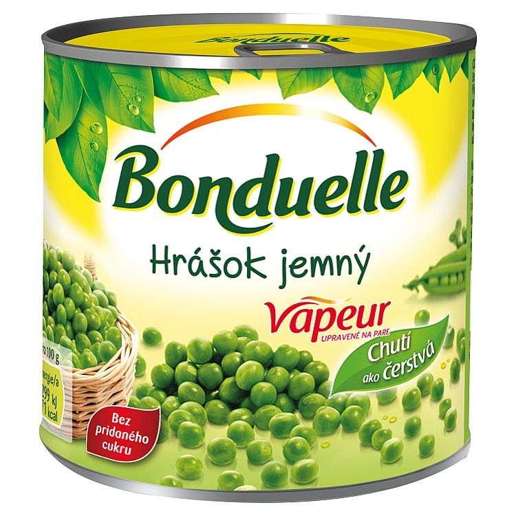 Bonduelle Hrášok jemný VAPEUR 425 ml