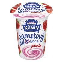 Kunín SAMETOVÝ jogurt jahoda 150 g