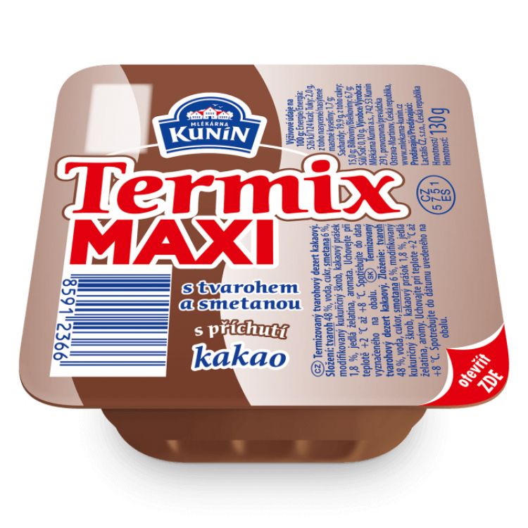 Kunín Termix Maxi s príchuťou kakao 130 g