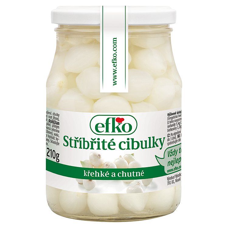 Efko Strieborné cibulky 370 ml