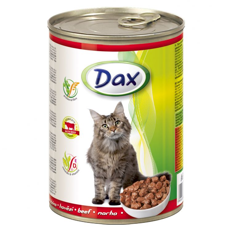 Dax Konzervy pre mačky hovädzie 415g
