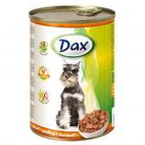 Dax Konzerva pre psy kuracie 415g