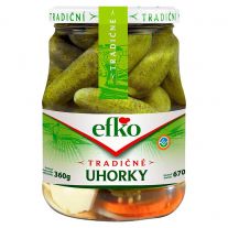 Efko Tradičné uhorky 720ml