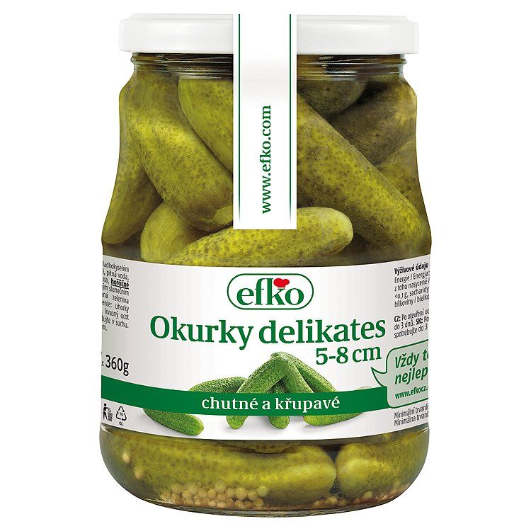 Efko Uhorky delikates 5-8 cm 670 g