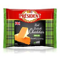 Président Cheddar bloček MILD RED 200 g