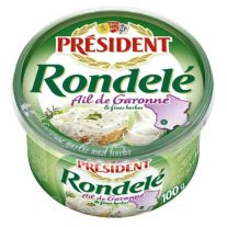 Président Rondelé s cesnakom a bylinkami 100 g