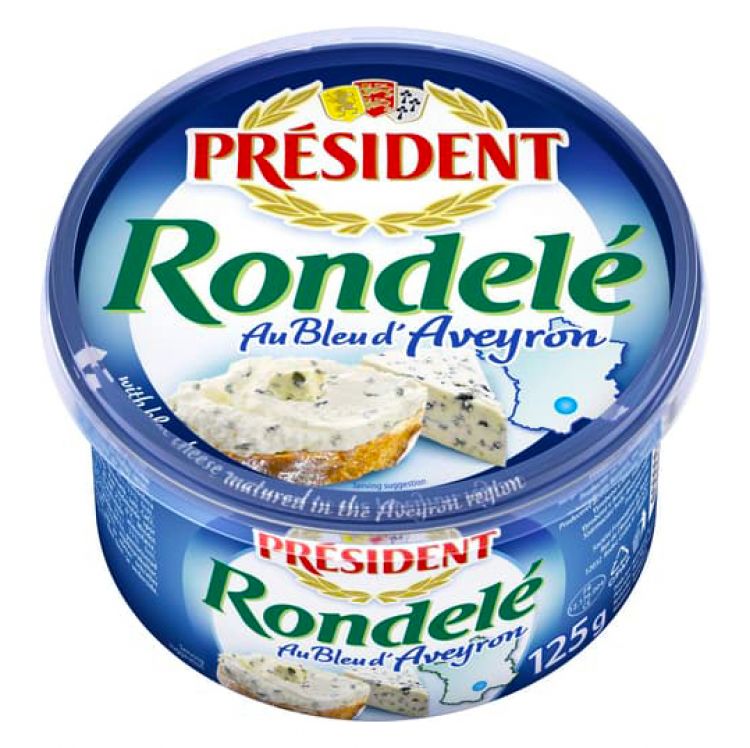 Président Rondelé s modrým syrom 100 g