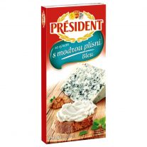 Président Tavený sýr s modrým syrom 150 g
