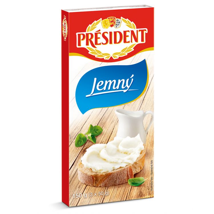 Président Tavený syrový výrobok JEMNÝ 150 g