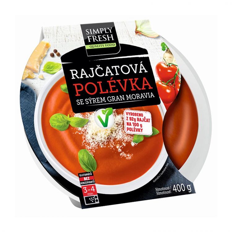 Simply fresh Paradajková polievka so syrom 400g