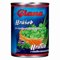 GIANA Hrášok sterilizovaný 425ml