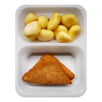 Apetit Vyprážaný syr, varené zemiaky, tatárska omáčka 390g
