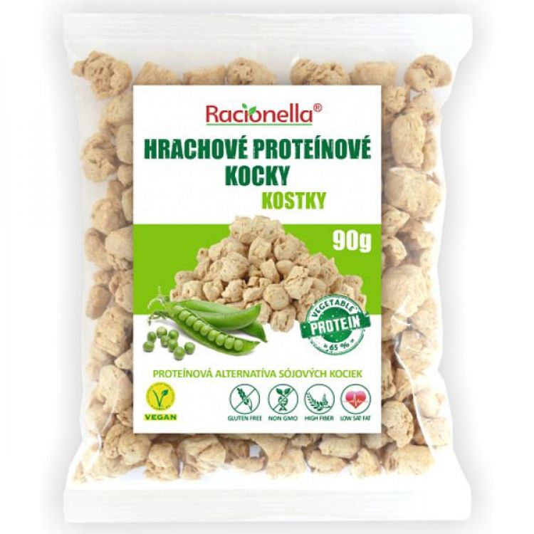 Racionella Hrachové kocky - texturát 90g