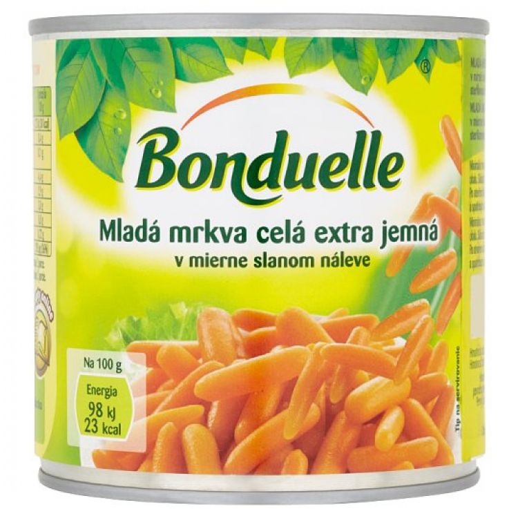 Bonduelle Mladá mrkva 425 ml