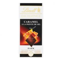 Lindt EXCELLENCE horká čokoláda s chrumkavými kúskami karamelu a morskou soľou
