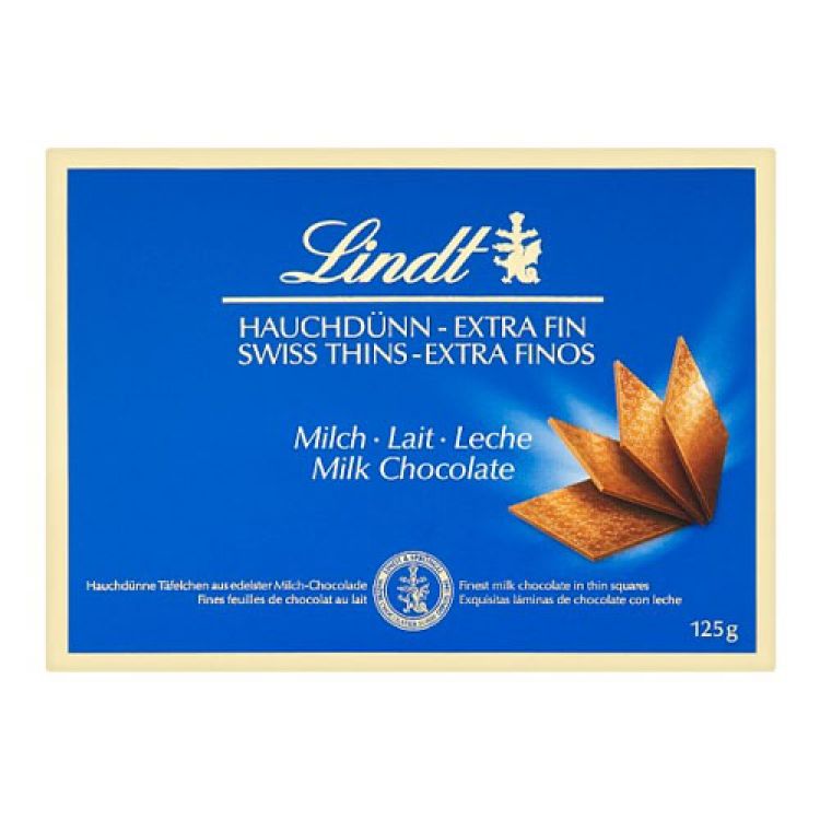 Lindt Thins Milk 125g