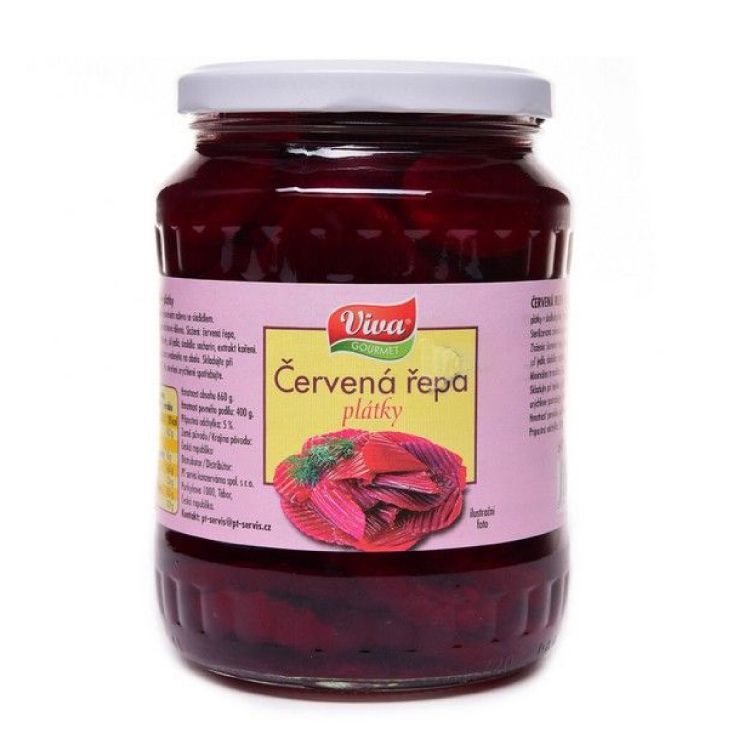 Viva Repa červená plátky 680 g